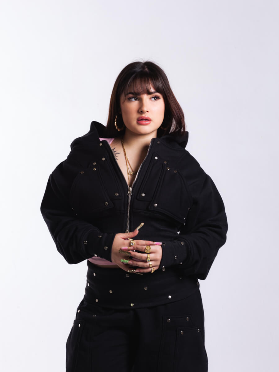Casaco Bluson Glam Era Preto