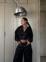 Casaco Bluson Glam Era Preto