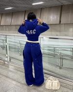 Calça Moletom Glam Era Azul Royal - Imagem 4